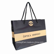 Customized Logo Printing Shopping Paper Bag / Promotional Carrier Paper Bag